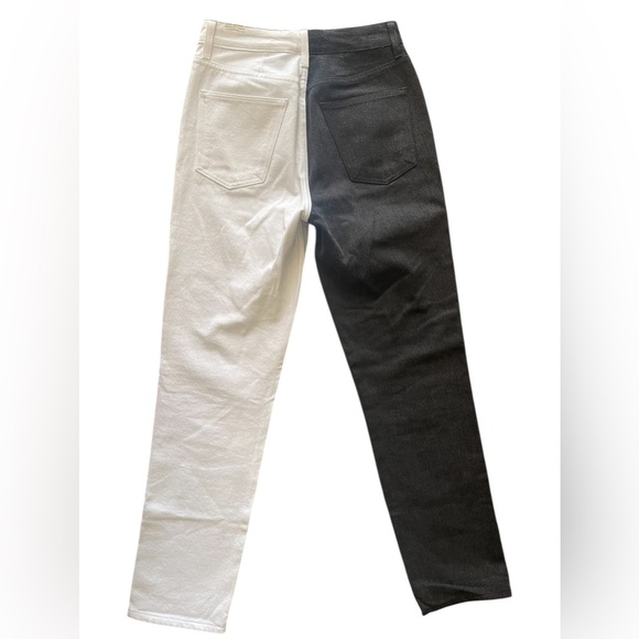 Lovers and Friends ,Black and White Two-Tone Pants - Picture 8 of 14